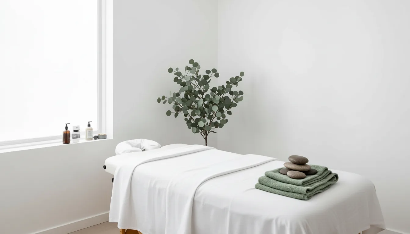 Sports massage treatment room in Central London NW1